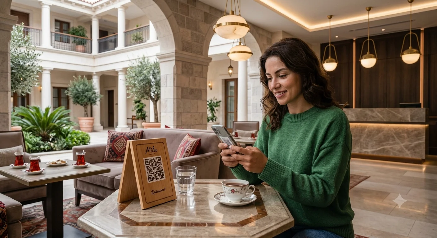 Otel Dijital Menü Sistemi Nedir? Nasıl Çalışır, Ne Sağlar?